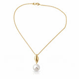 Victoria Ketting - Goudkleurige Parelketting.
