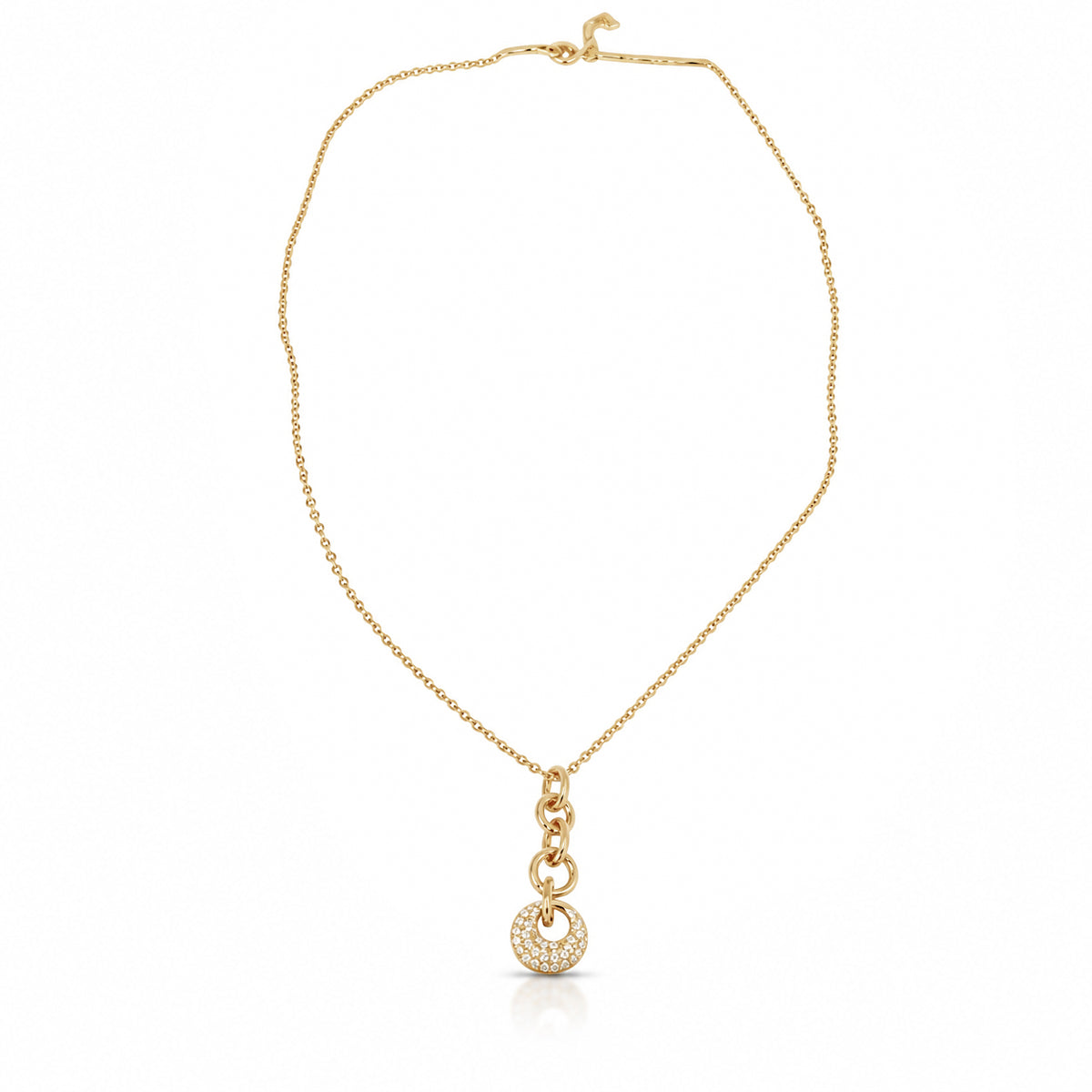Vivienne Ketting - Goudkleurige Ketting met Schakelhanger.
