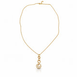 Vivienne Ketting - Goudkleurige Ketting met Schakelhanger.