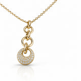 Vivienne Ketting - Goudkleurige Ketting met Schakelhanger.